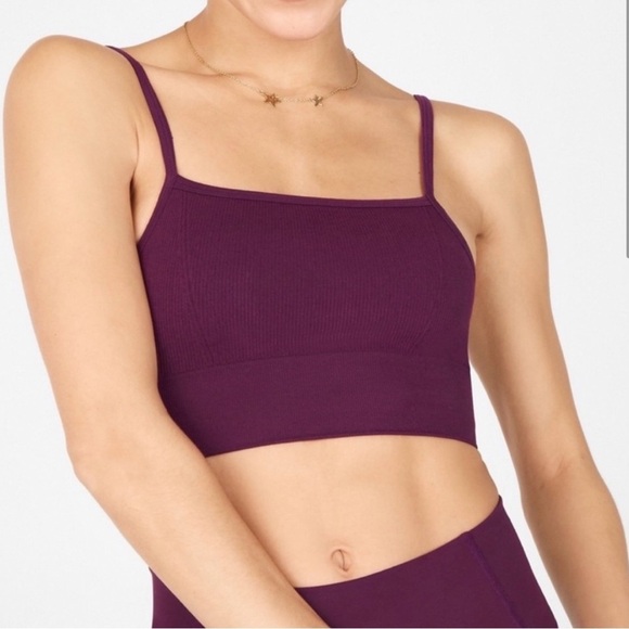 Fabletics Kinsley Square Neck Seamless Knit Bra - Picture 1 of 6